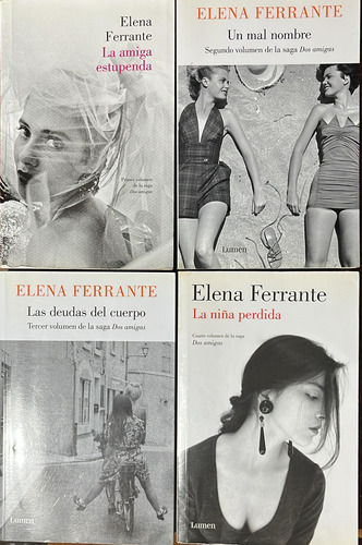 Saga Dos Amigas Elena Ferrante Completa 4 Tomos