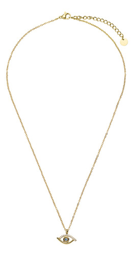 Collar Y Dije Enso Para Mujer Ejn3397g Color Dorado
