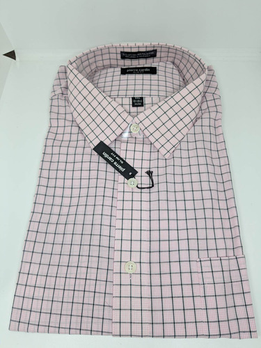 * Camisa Hombre Talla Xxl 18-18 1/2, 34/35 Pc Slim Fit Rosa