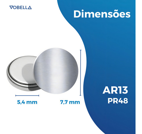 6pcs Bateria Para Aparelho Auditivo 1.45v Pr48 13 Elgin