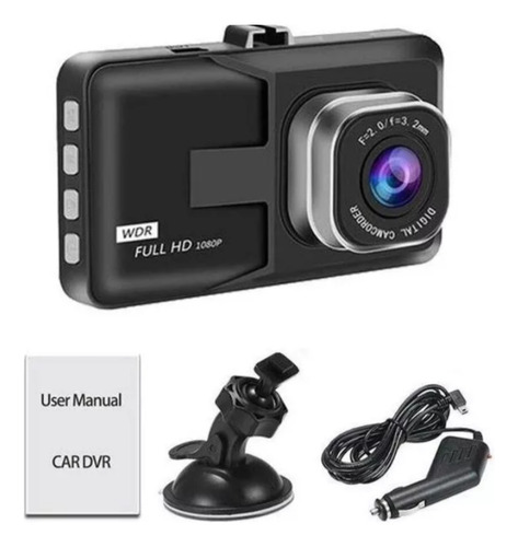 Dual Dash Cam 3 Pulgadas Cámara Full Hd 170° Gran Angular