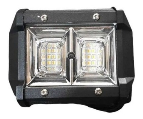 Faro Led 4  12 Led 3030 10-30v Spot Ambar+blanco C/flash