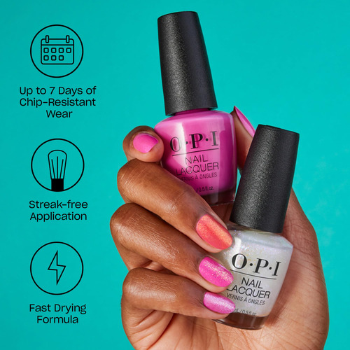 Esmalte De Uñas Opi Black Cherry Chutney Dark Red Pearl Vega