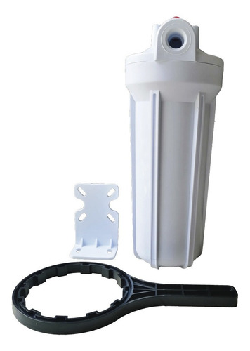 Imagen 3 de 3 de Carcasa O Contenedor 10 Pulgadas Blanca Para Filtro De Agua