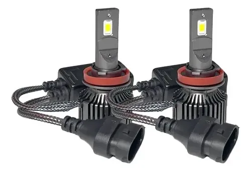 Par Lâmpadas Hiper Led H11 3 Cores Amarelo, Branco E Natural