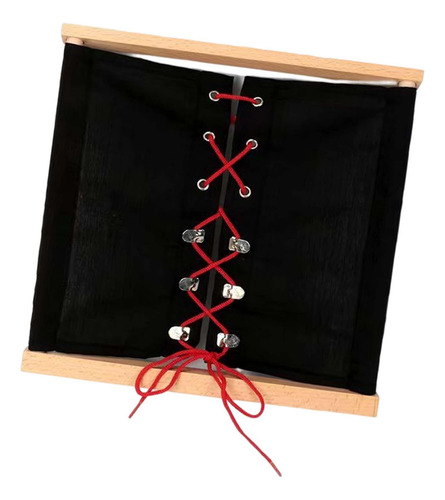 Montessori Toys Busy Board Cards Vestido De Cordones