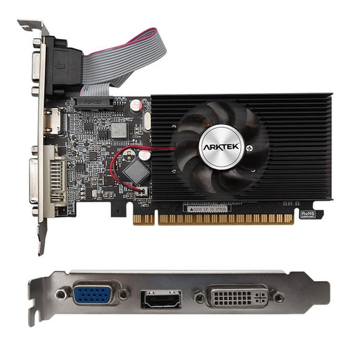 Imagen 4 de 4 de Tarjeta De Video Arktek Nvidia Gt610 2gb Vga Dvi-i Hdmi Ddr3