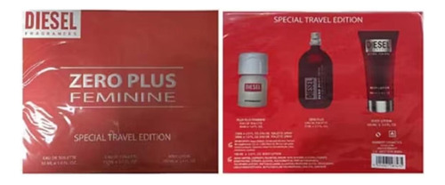 Diesel Zero Plus Woman Edt 75ml+30ml+bl 100ml