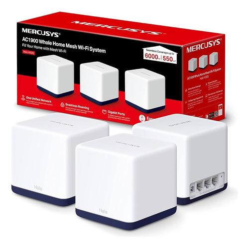 Deco Halo Mercusys H50g(3-pack) Ac1900 Whole Home Wifi