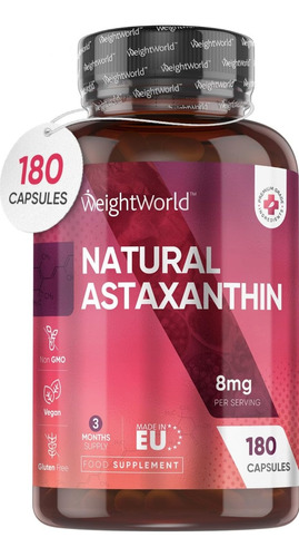 Astaxantina  X  180 Capsulas Blandas Europea