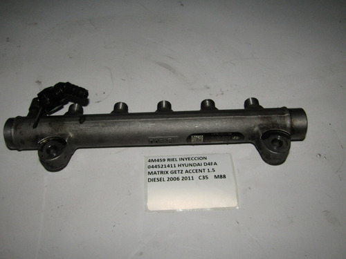 Riel Inyeccion 044521411 Hyundai D4fa Matrix Getz Accent 1.5 (Usado)