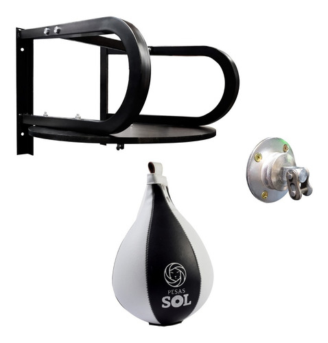 Imagen 1 de 2 de Set Puching Ball Completo Base Soporte Con Rotor Y Pera