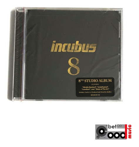 Cd Incubus - 8 - Edición Americana - Nuevo