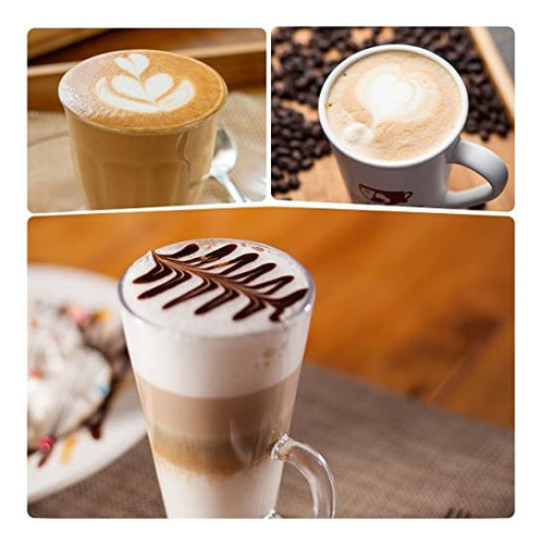 Espumador De Leche De Mano, Batidor De Espuma De Café Recarg