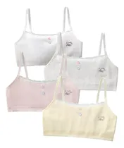 Comprar Corpiño Edad Escolar Niñas Juvenil Tops Brasier Sin Varillas