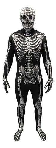 Disfraz Morphsuits Para Hombre Adulto, Día De Muertos,