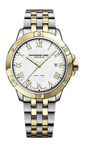 Reloj Casual De Acero Inoxidable De Cuarzo Raymond Weil Tang