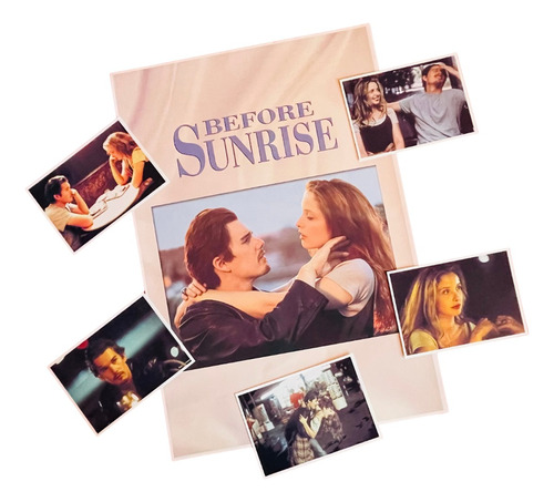 Poster -before Sunrise 48x33 Cms+ 5 Postcards De 10x15 Cms