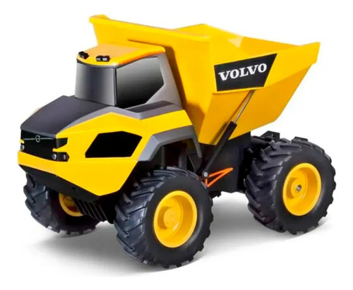 Vehículo Construcción Control Remoto Volvo Rock Hauler Febo Color Amarillo