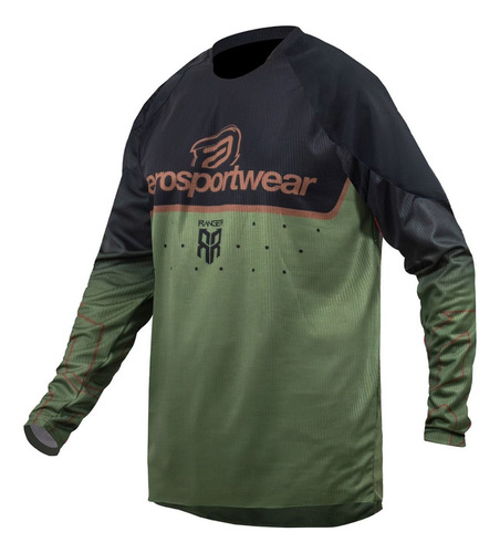 Conjunto Trilha Asw Ranger Verde Calça + Camisa Motocross Vx