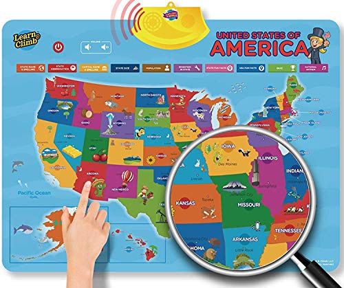 Estados Unidos Interactivo Mapa De Conversación Para 46fks