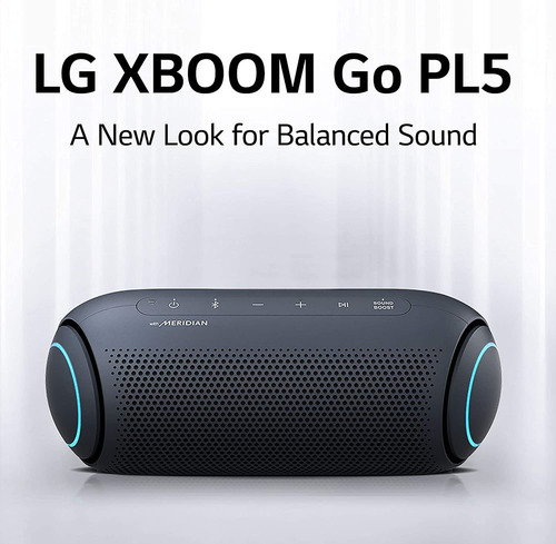 Parlante Portátil LG Xboom, Bluetooth, Luz Led, Impermeable