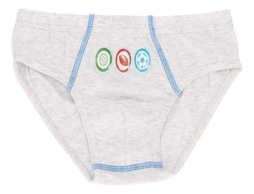 Slip Niño Mota Talla 8 Pack X5 Algodón Mt4101