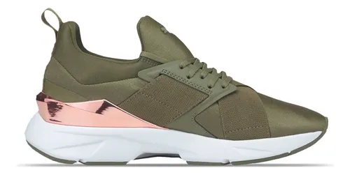 Puma muse top verde militar