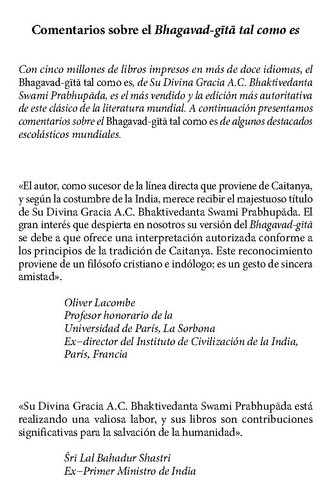Imagen 2 de 6 de Bhagavad-gita Tal Como Es (edición Bolsillo)