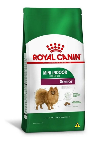Ração Royal Canin Mini Indoor Senior 1kg Kit 2 Unidades