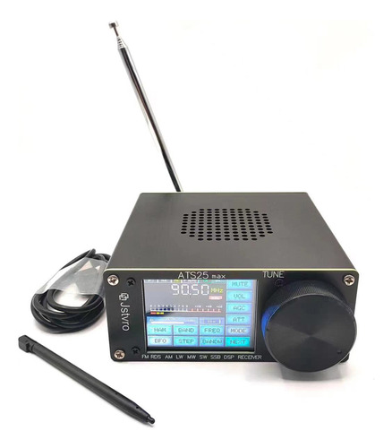 Receptor De Radio Portátil Ats-25 Max Dsp Si4732 Pantalla Tá