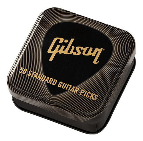 Kit Palhetas Gibson Heavy Pesada + Case 50 Unidades