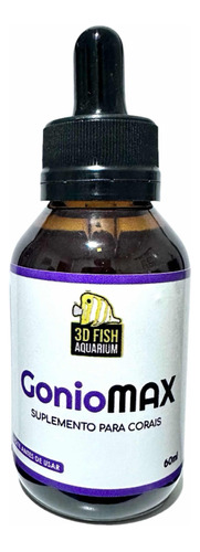 Goniomax 3d Fish Manganês 60ml Para Goniopora E Alveopora