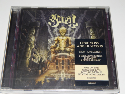 Ghost Cd Ceremony Devotion Rammstein Staind Manson   Dist0