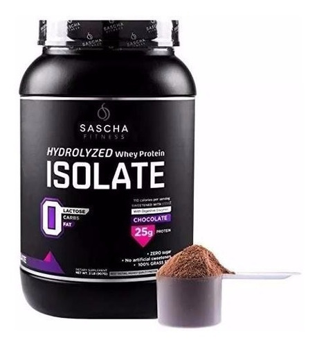 Proteina Sascha Fitness Hidrolizada 2 Lbs Sabor Chocolate