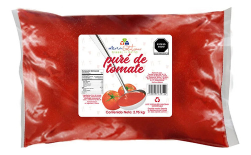Pure Tomate Bolsa Menú Solutions 3 Kg
