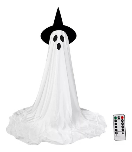 Lámpara Fantasma De Tela Blanca Lámpara Halloween 165x30cm