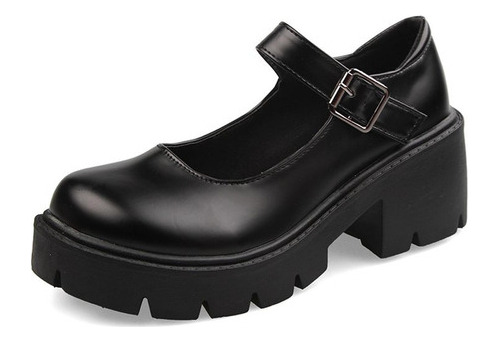 Mujeres Botas Zapatos Zapatos British Mary Janes Niñas Estud