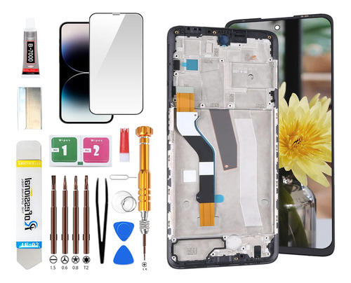 Pantalla Lcd Para Moto G51 Xt2171 Xt2171-1 Xt2171-2 5g Display Con Marco Lzhipx