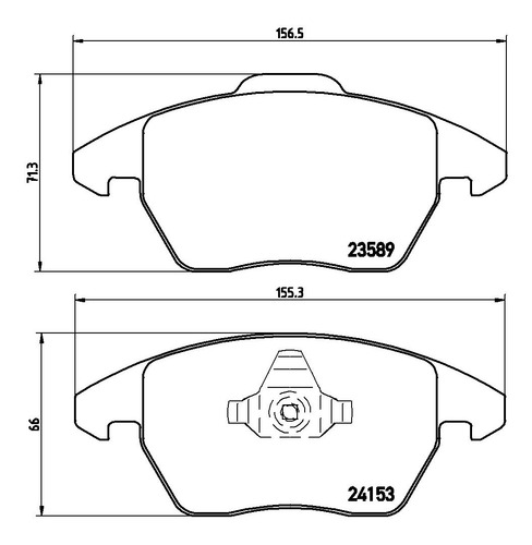 Kit Delanteras Balatas Bajos Metales Brembo 207 08