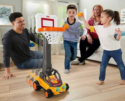 Fisher Price Bb Hoopster Carrito Electrónico Basquet Ball