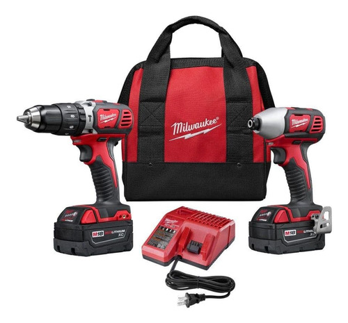 Milwaukee 2697-22 M18 18-volt Litio-ion Taladro De Martillo 