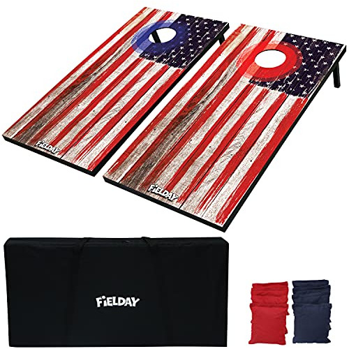 American Flag Cornhole Set 4 X2 Cornhole Juego De Tamaã...