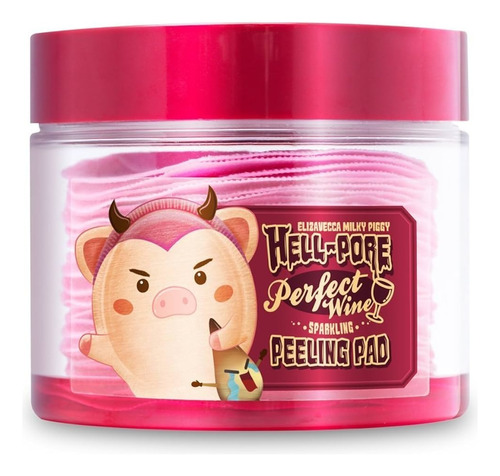 Elizavecca, Almohadillas Exfoliantes Perfect Wine Hell Pore Tipo de piel Todo tipo de piel