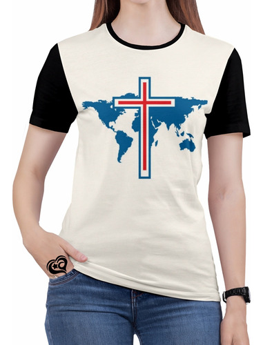 Camiseta Jesus Feminina Gospel Criativa Evangelica Blusa