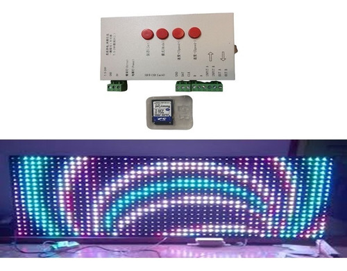 Controlador T-1000s Para Led Pixel Programable Dj Memoria Sd