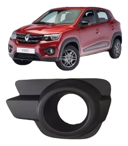 Grade Moldura Milha C/furo Renault Kwid 217/22 Esq 28053