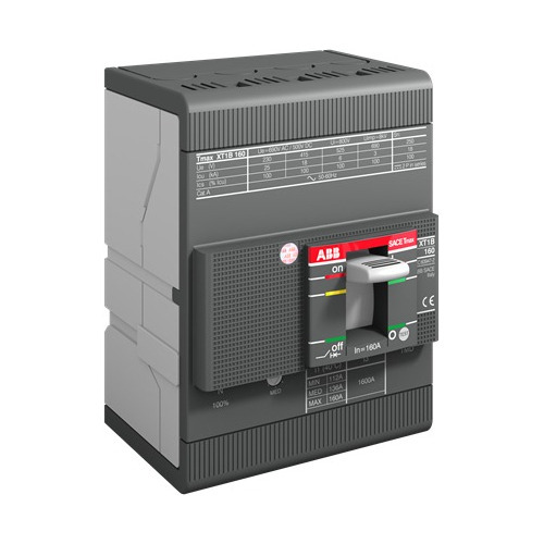 Imagen 4 de 4 de Interruptor Compacto Xt1b 160 4p