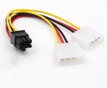 Comprar Cable Alimentación Dual Molex A 6 Pin Tarjeta De Video Pci-e