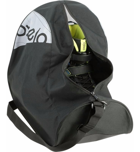 Bolsa Para Patines De Adulto Fit 32 Litros Negro Oxelo 